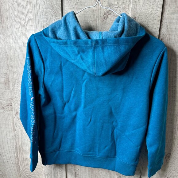 Cat & Jack Youth Girls Hoodie Sweatshirt Size M Blue Cosmic Wonder Outer Space - Picture 2 of 6